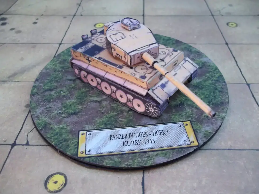 Tiger 1<br />Tanque Pesado Alemán 1943 ACCESORIOS PARA TRENES DE CARGA HO