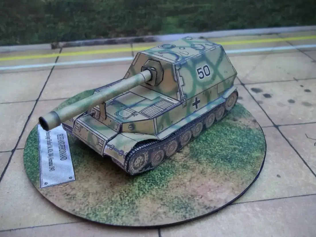 Elefant Ferdinand<br />Cazatanques Frente Oriental 1943 FERROMODELISMO ACCESORIOS PARA TRENES DE CARGA 