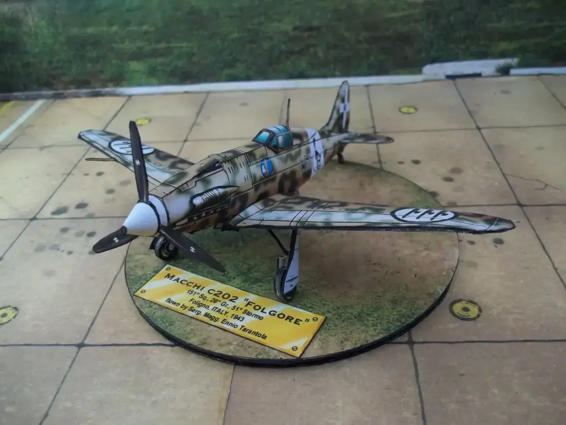 maquetas-armadas.com MACCHI C202 "FOLGORE"