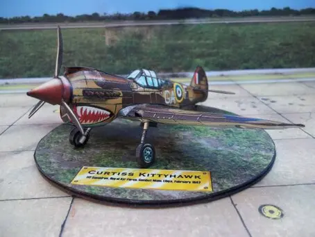 CURTISS P40 KITTYHAWK maquetas-armadas.com