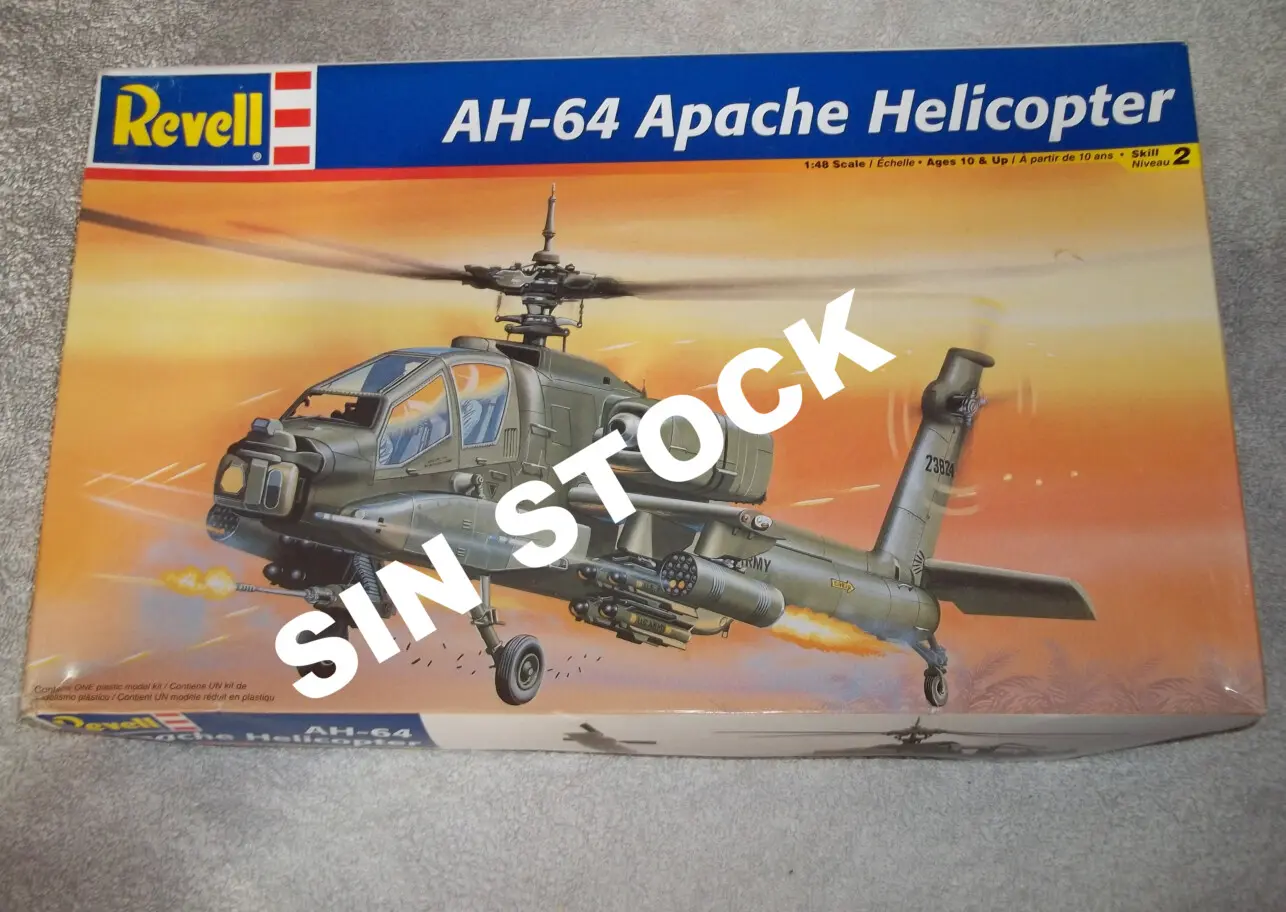 APACHE AH-64 1/48 REVELL maquetas-armadas.com