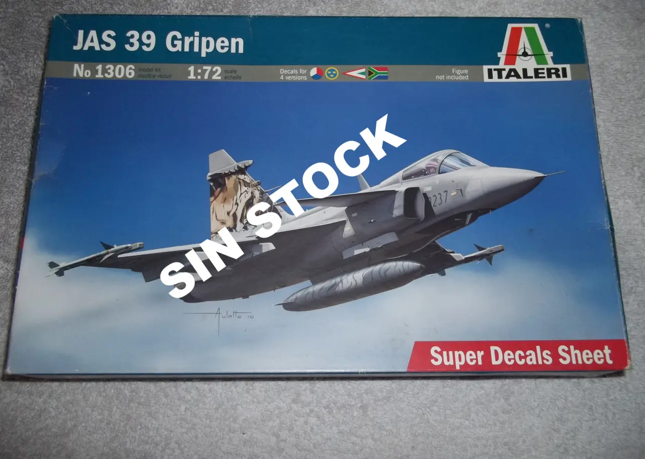 GRIPEN JAS 39 1/72 ITALERI  maquetas-armadas.com