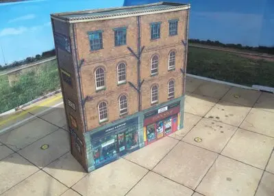 EDIFICIO CON LOCALES HO MAQUETAS-ARMADAS.COM
