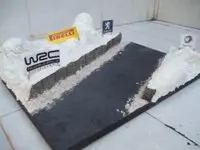 escana para diorama 1/24 wrc paisaje nevado maquetas armadas